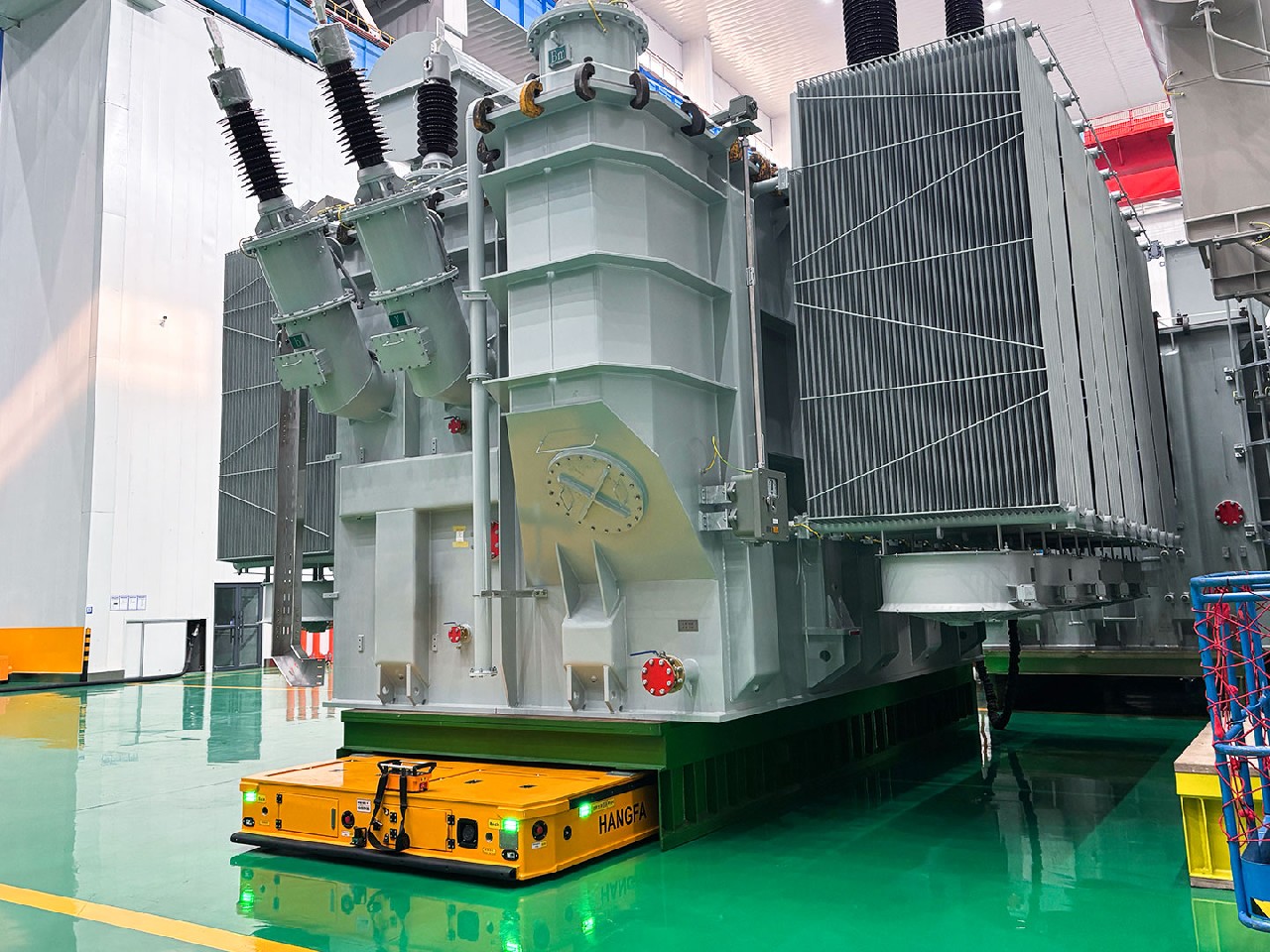 Application of 300t Wheeled Transport Vehicle for Transformer Transfer
