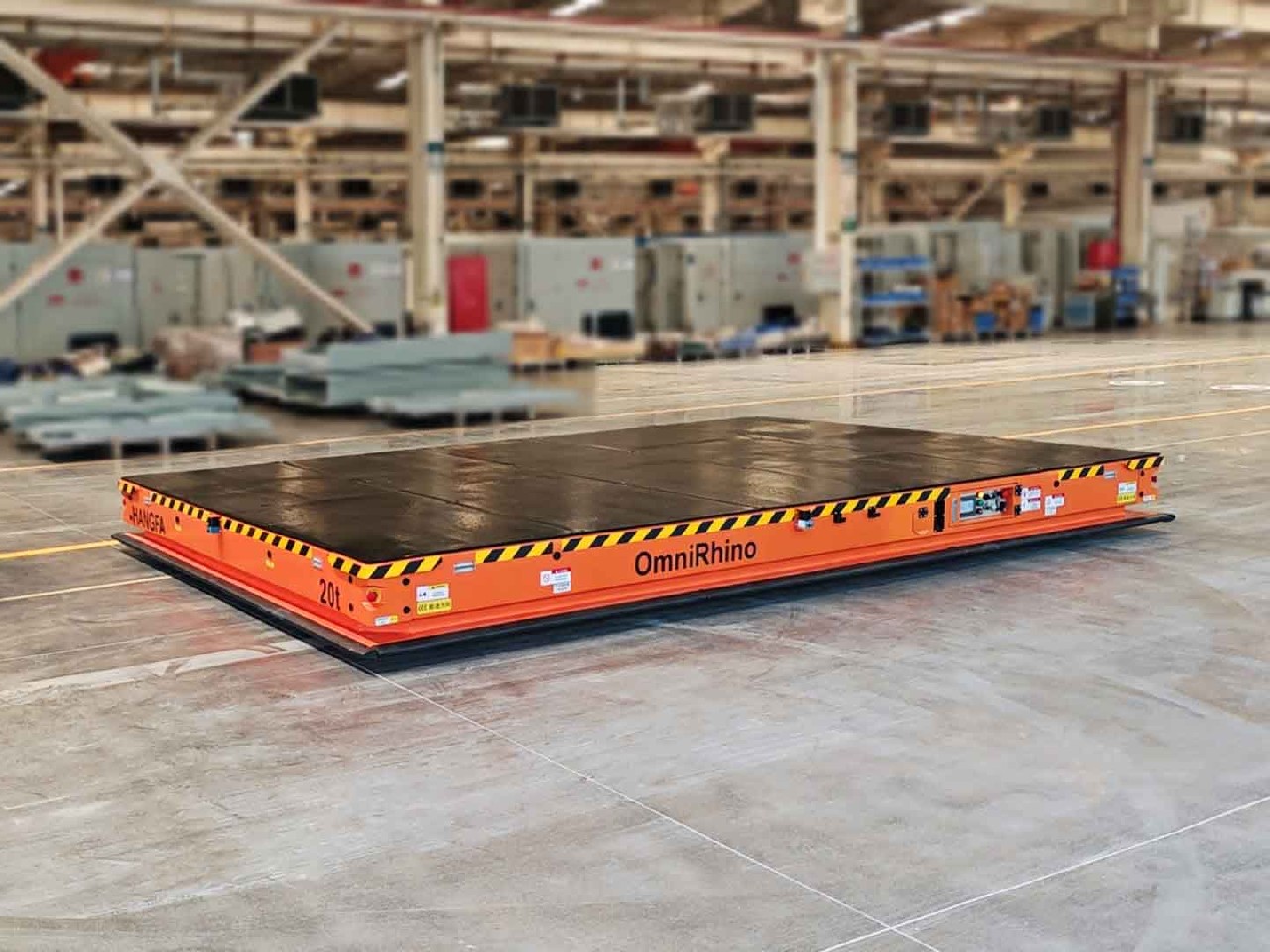 Application of 20t Omnidirectional AGV in Large Component Transport