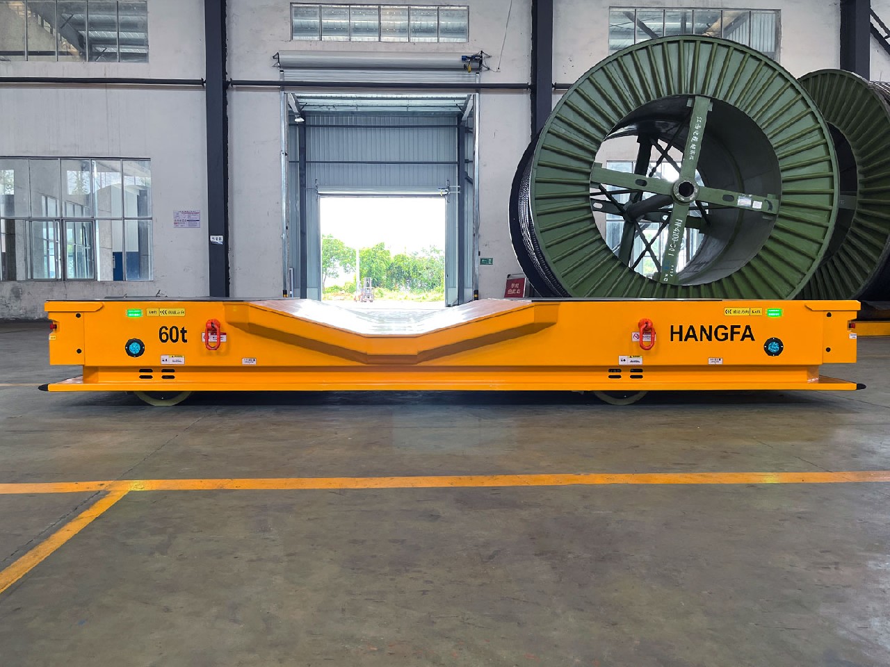 60t Heavy-Duty AGV Application in Material Transfer